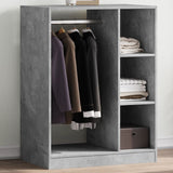 Wardrobe Concrete Grey 77x48x102 cm Engineered Wood 840810