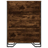 Bookcase Smoked Oak 80x31x106 cm Engineered Wood 848626