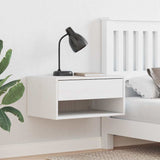 Bedside Table White 50 x 32.5 x 24 cm Solid pine wood 873477