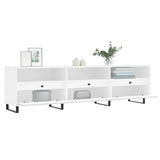 TV Cabinet White 150x30x44.5 cm Engineered Wood 831300