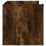 Coffee Table Smoked Oak 100x50x50 cm Engineered Wood 848350