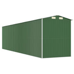 ZNTS Garden Shed Green 192x772x223 cm Galvanised Steel 3147434