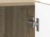 Bedside Cabinet Sonoma Oak 43 x 34.5 x 50 cm Engineered Wood 894569