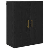Highboard Black Oak 69.5 x 34 x 180 cm Engineered Wood 3416254
