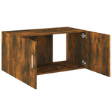 Wall Mounted Cabinet Smoked Oak 80x39x40 cm Engineered Wood 815513
