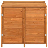Garden Shed Brown 102x52x112 cm Solid Wood Fir 152185