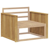 Armrests Module 2 pcs White 80 x 6 x 61 cm Solid Acacia Wood 901592