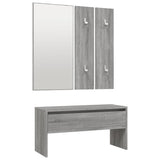 Hallway Furniture Set Grey Sonoma Engineered Wood 3120198