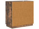 Drawer Cabinet Smoked Oak 66 x 34.5 x 87 cm Engineered Wood 895300