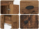 Highboard Old Wood 60 x 35.5 x 103.5 cm Engineered Wood 881387