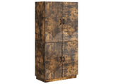 Cabinet Set 2 pcs Smoked Oak Engineered Wood 3416786