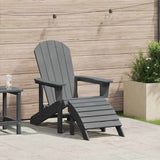 Adirondack Chair Light Grey 82 x 74 x 92 cm HDPE 42006632