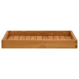 Serving Tray 60x35 cm Solid Teak Wood 315456