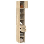 Slim Storage Cabinet Sonoma Oak 30x42.5x225 cm Engineered Wood 3281268