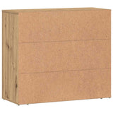 Sideboard Artisian Oak 80x33x70 cm Engineered Wood 857074