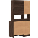 Kitchen Cabinet Brown Oak 95x50x180 cm Engineered Wood 3276538