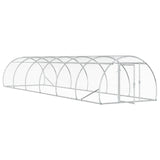 Chicken Coop Silver 600 x 150 x 100 cm Galvanised Steel 3434662