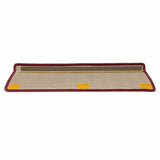 Stair Mats 15 pcs 65x21x4 cm Bordeaux Rectangular Edge 326199