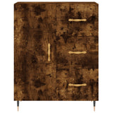 Sideboard Smoked Oak 69.5x34x90 cm Engineered Wood 827897