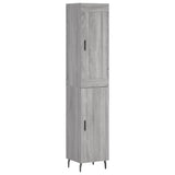 Highboard Grey Sonoma 34.5x34x180 cm Engineered Wood 3200151