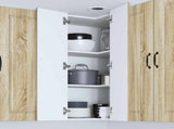 Wall Corner Cabinet PORTO Sonoma Oak 57 x 57 x 100 cm 885517