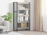 Book Cabinet Grey Sonoma 60 x 30 x 155 cm Engineered Wood 886399