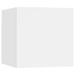 8 Piece TV Cabinet Set White Engineered Wood 3114414