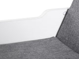 Bookcase Storage Shelf with Cushioned Reading Seat, Cube Bookshelf Organizer for Bedroom Living T3398P330546