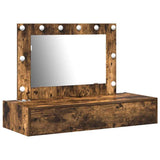 Dressing Table Brown 100 x 40 x 70 cm Engineered Wood 865239