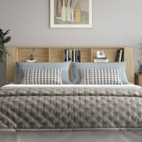 Headboard Cabinet Sonoma Oak 220x18.5x104.5 cm 811964