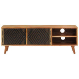 TV Cabinet 112x30x40 cm Solid Wood Acacia 351621