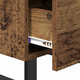 Bedside Cabinet Old Wood 40 x 35 x 47.5 cm Engineered Wood 882059