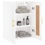 Wall Mounted Cabinet White 69.5x34x90 cm Engineered Wood 830364
