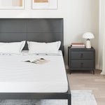 Mattress White 140 x 190 cm Gel Memory Foam 4106317