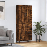 Highboard Smoked Oak 69.5x34x180 cm Engineered Wood 3200030