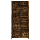 Highboard Smoked Oak 80x35x180 cm Engineered Wood 3276655