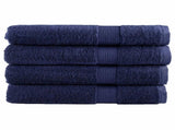 Premium Towels "SOLUND" 4 pcs Navy Blue 100x200 cm 600 gsm 137270