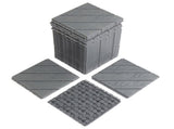 Plastic Interlocking Deck Tiles, 27 Pack, 11.8"x11.8" Waterproof Flooring Tiles for Indoor and 47968490