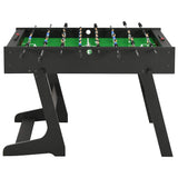 Folding Football Table 121x61x80 cm Black 91938