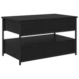 Coffee Table Black Oak 85 x 50 x 50 cm Engineered Wood 883057