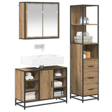 Bathroom Furniture Set 3 pcs Artisan Oak Engineered Wood 3402421