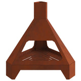 Fire Bowl Rusty 50 x 43 x 52 cm Weathering Steel 858951