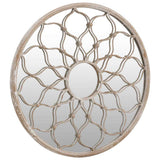Mirror Sand 40x3 cm Iron Round for Indoor Use 3093535