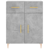 Sideboard Concrete Grey 69.5x34x90 cm Engineered Wood 827968