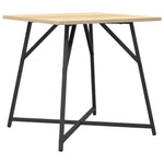 ZNTS Side Table 2 pcs Sonoma Oak Engineered Wood and Metal 869727