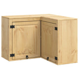 Cabinet SKI Honey Brown 80 x 80 x 60 cm Solid Pine Wood 42007569