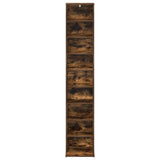 CD Cabinet Smoked Oak 33 x 23.5 x 175 cm Engineered Wood 8012650