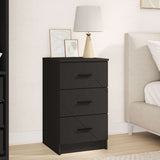Bedside Cabinet Black 38 x 38 x 66 cm Engineered wood 883375