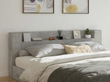 Headboard Concrete Grey Engineered Wood 3418701
