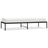 Metal Bed Frame without Mattress Black 75x190cm 350836
